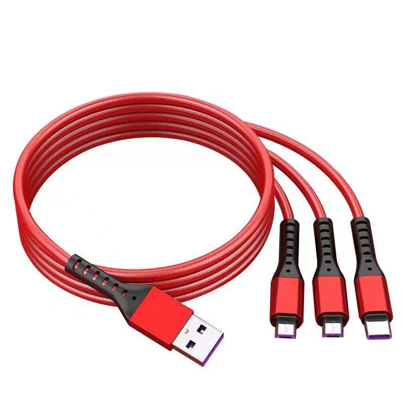 Huawei 66W Fast Charge 3-in-1 Nylon Braided Cable