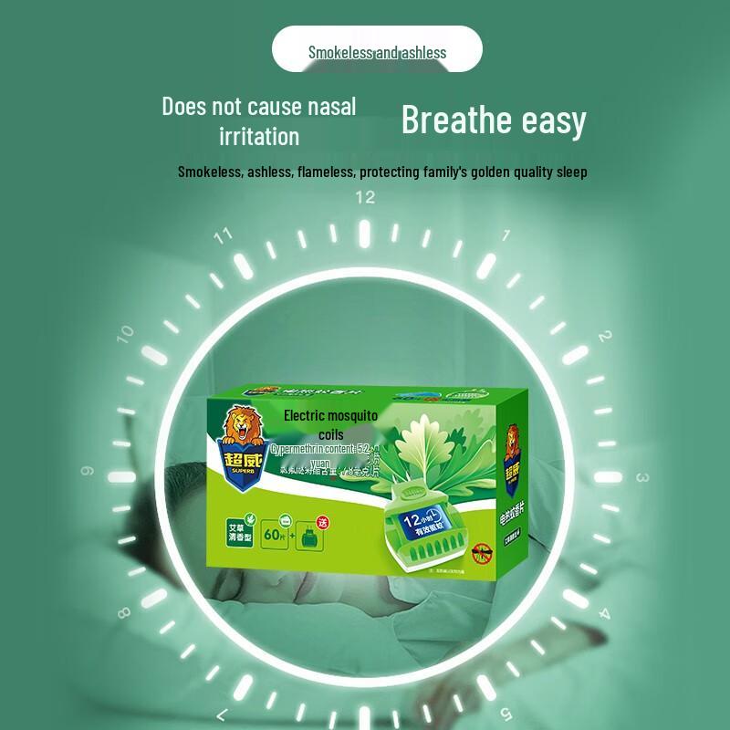 Superb Mugwort Electric Mosquito Repellent Set