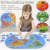 World Map Puzzles Games Children Toys Geography Jigsaw Globe Continents Humanities Kids Learning Education Map Toy Teaching Aids