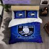 Sheffield Wednesday Football 3 Piece Bedding Set Soft Duvet Cover Set with Pillowcases Printed Bedroom Decor Set for Home