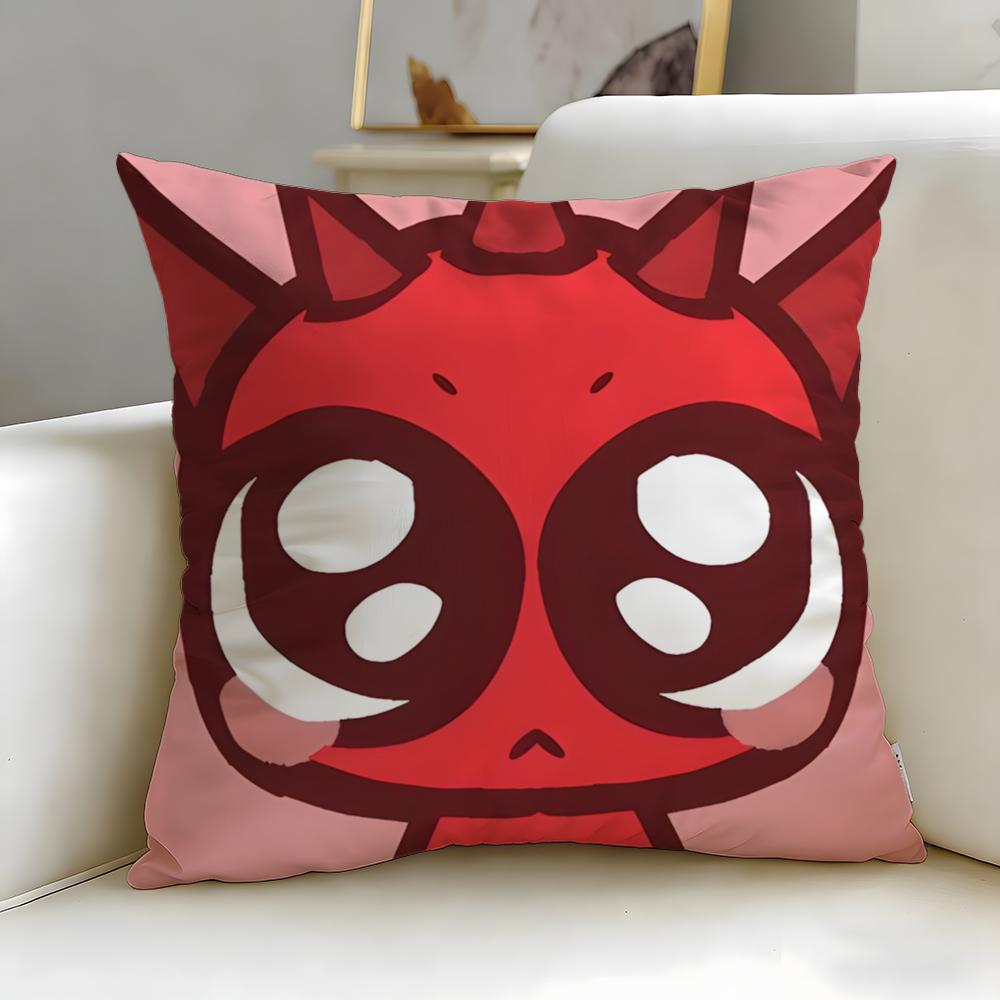 

popular game Sprunki Cushion Cover Soft EasyWash Pillow Case Versatile for Couch Bed Travel and Office 30X30cm