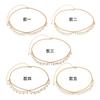 Accessories, Simple Rhinestone Multi-layer Body Chain Beach Shell Butterfly Fringed Waist Chain Bodychain
