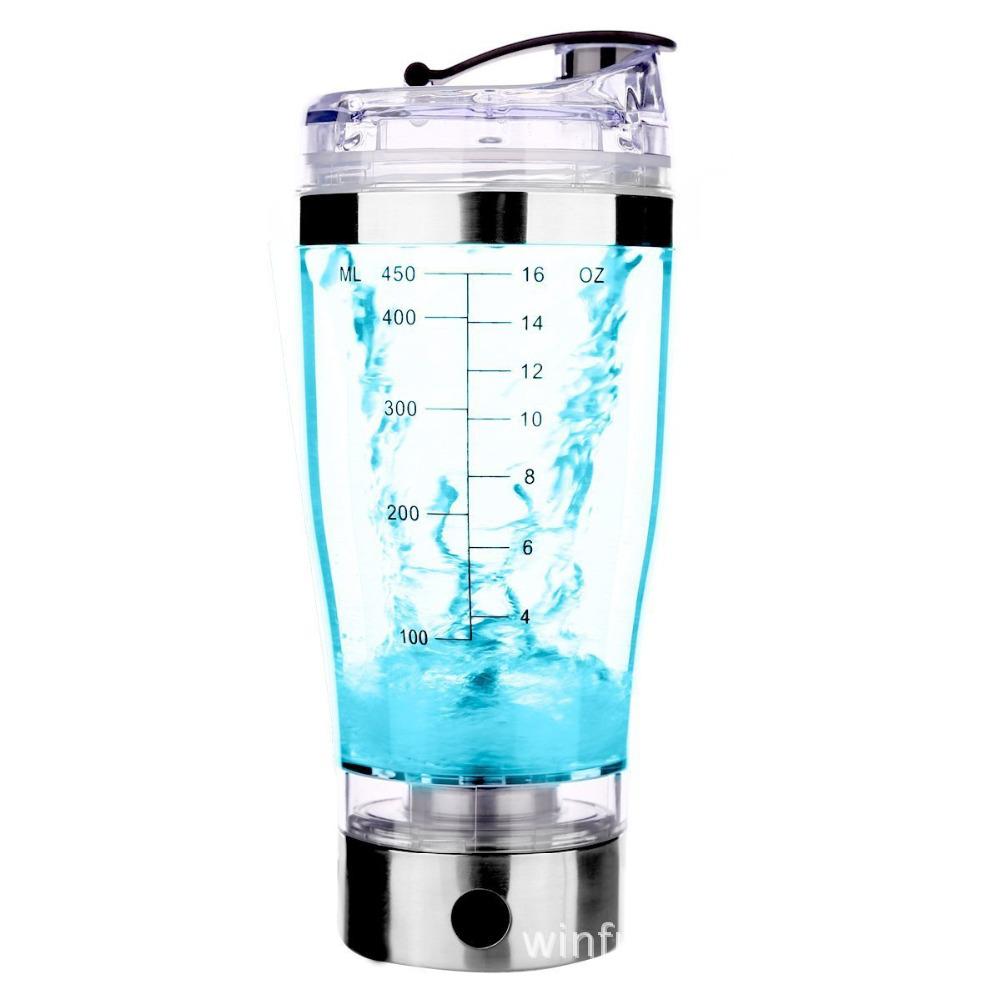 450ML Automatic Electric Shaker: Lazy Stir Cup for Protein Powder & Sports Fitness