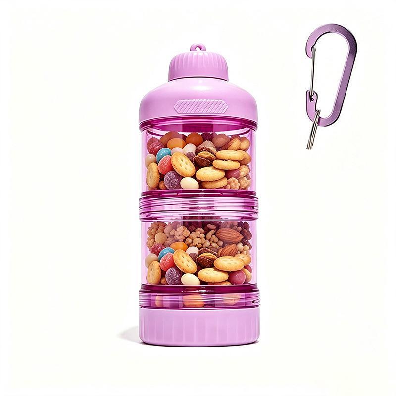 Protein Powder Dispenser Box With And Box For Food Storage Food - Grade Pc, Suitable For Gym Exercise Transparent