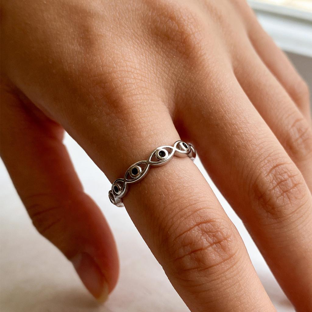 Minimalist Gold Color Rings For Women Heart Romantic Anillos Stainless Steel Corss Hollow Ring Lucky Jewelry 2026 New Gift