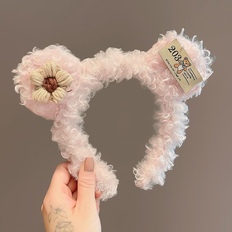 

Sweet Style Headbands Cute Bear Ears Bell Bow Womens Hair Accessories Style A