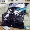 Jujutsu Kaisen Themed Flannel Blanket Warm Comfortable for Bedrooms, Sofas, Beds, Chairs, Picnics, Travel