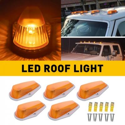 5Pcs For FORD F150 F350 Roof F250 1973-1997 Top Cab Lights Amber Marker Lights V
