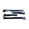 Tesla Model Y Carbon Fiber Side Skirt Diffuser Set - 4 Pieces, Gloss Black