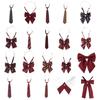 Striped Pre-tied Bow Uniform Bow Tie Girls School Uniform Ties