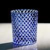 Bicchiere da Whisky in Cristallo al Piombo 24% Pbo Taglio a Mano Artigianato Edo Kiriko Lussuoso Bicchiere Tumbler per Whisky 250Ml Regalo per Uomini