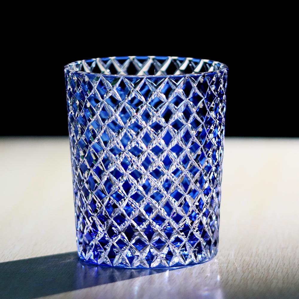 Bicchiere da Whisky in Cristallo al Piombo 24% Pbo Taglio a Mano Artigianato Edo Kiriko Lussuoso Bicchiere Tumbler per Whisky 250Ml Regalo per Uomini