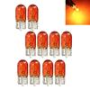 10pcs Car T10 Halogen 5W Wedges 12V Auto Lamp White Bulbs Instrument Light Reading Lights Clearance Lamp Accessories
