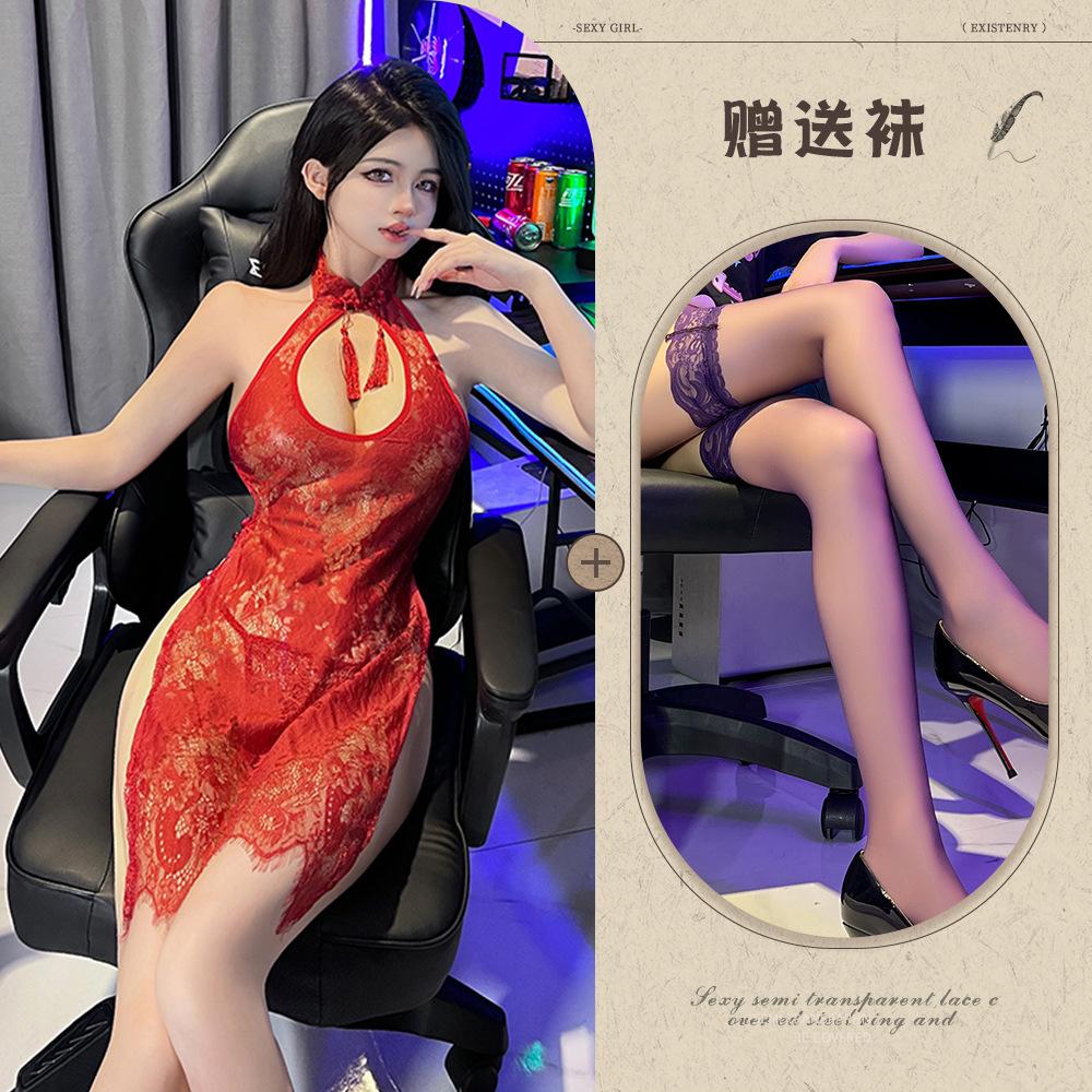 Sex lingerie sex fun pajamas couple passion suit sexy uniform seduction cheongsam woman