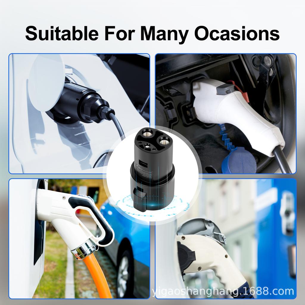 Adaptor pentru încărcător Tesla EV Conector de încărcare pentru mașină electrică pentru Tesla Model XY 3 S SAE J1772 Tip 1 la Adaptor pentru Tesla EVSE