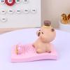 Desk Decor Capybara Phone Holder Figure Model Capybara Cell Phone Bracket  Small Gifts