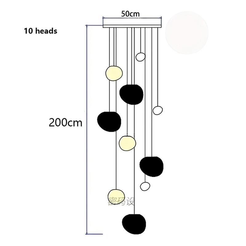 Modern Home Decor Led Lights Pendant Light Lamps for Living Room Chandeliers for Dining Room Hanging Light Indoor Lighting