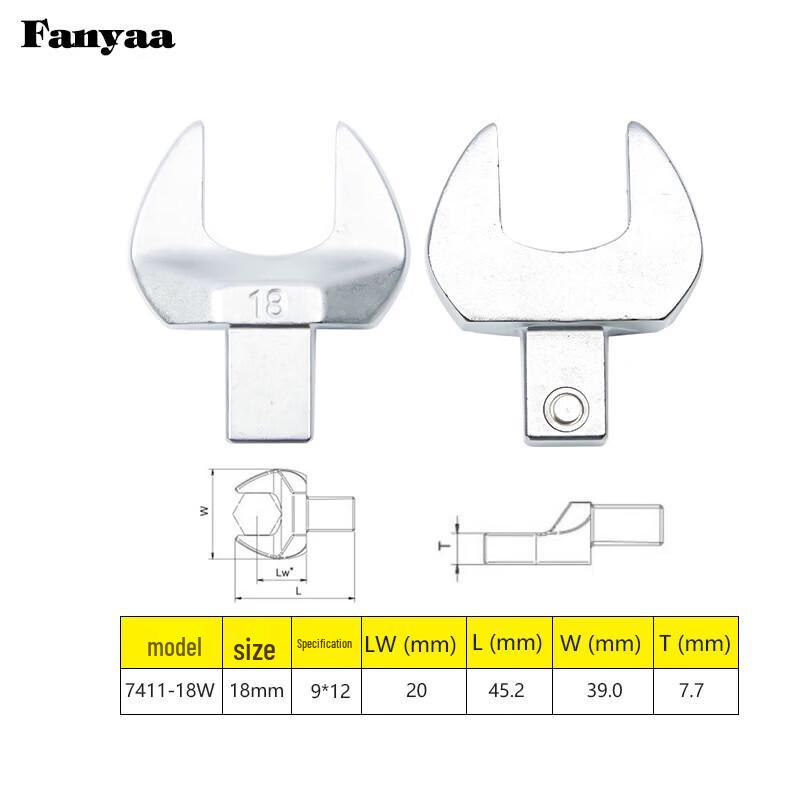 Clés dynamométriques Fanyaa Inserts à fourche
