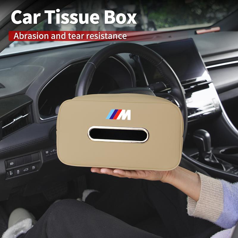 2025 Boîte à mouchoirs de voiture chaude Pare-soleil Dossier de siège Suspension Mouchoir Bog Pour BMW Série 1 3 5 X1 X4 X5 X7 G20 G38 F20 F39 F48 E46