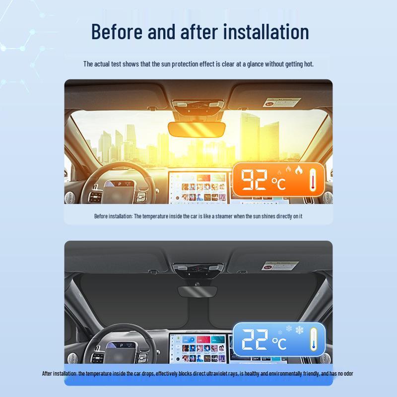 Ideal 25 I8 Car Sunshade: Heat Insulation, Privacy & Sun Protection