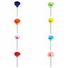 3pcs Ceramic Bee Butterfly Water Dispenser Multi-function Artificial Flower  Garden