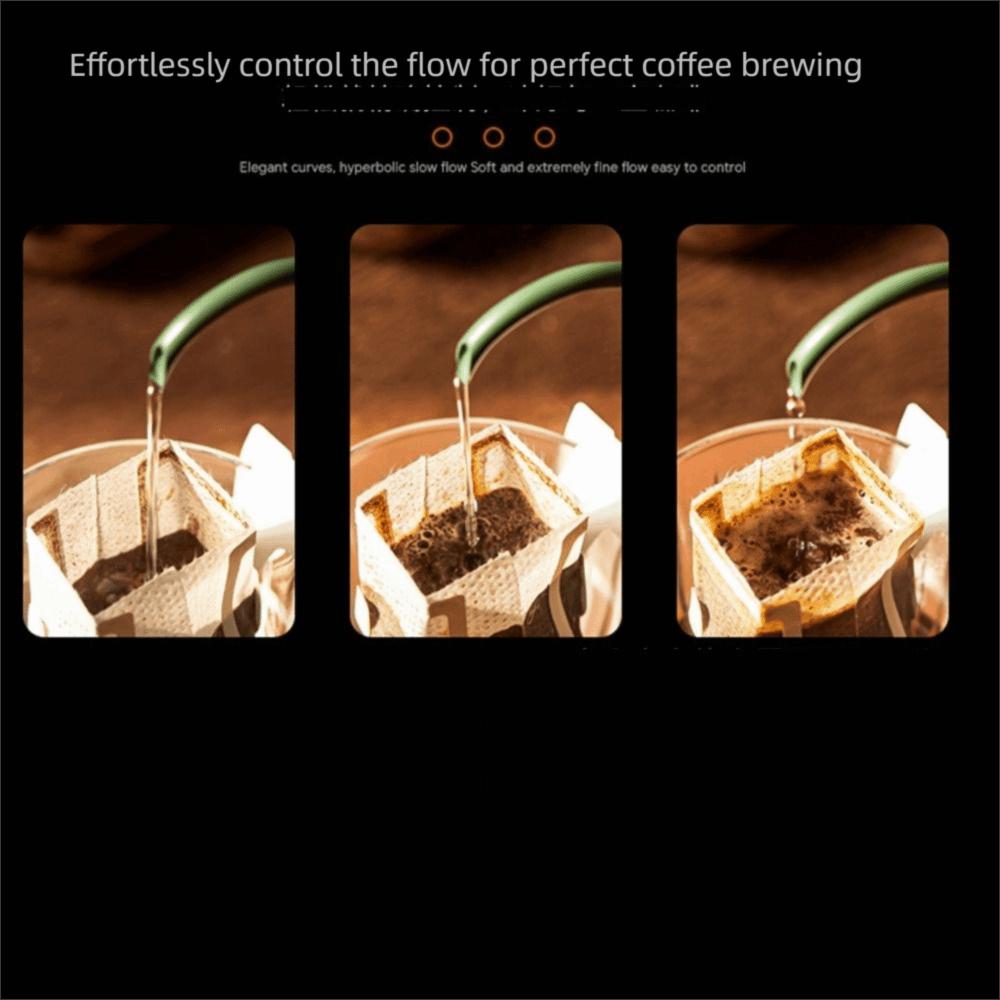 304 Stainless Steel Goose Neck Coffee Pot Drip Spout Hand Brewing Kettle  Pour Over Brewing