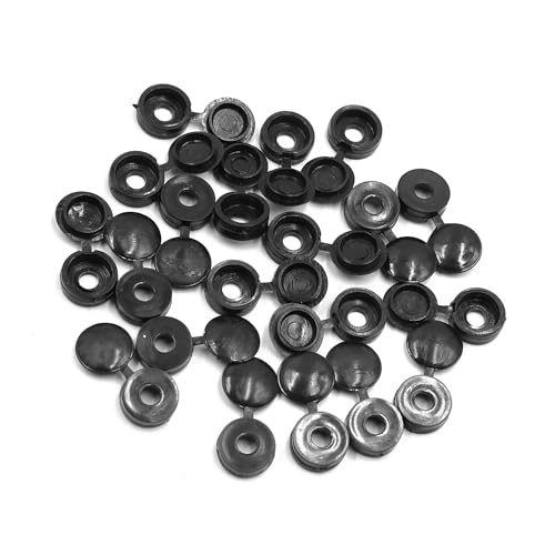 

Хихаха Крышки для винтов/Для автомобиля/Пластиковые 4 мм/20 шт. Черные