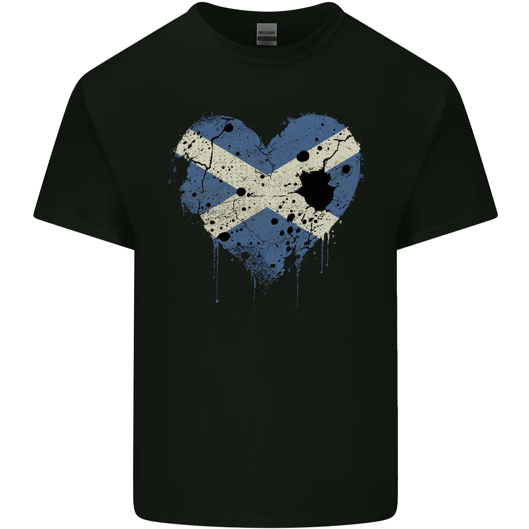 Love Flag Scotland Scottish Football Rugby Unisexs Light Cotton TShirt S