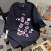 2026 new Hello Kitty Tee soft cotton short sleeve crew neck cute print lightweight summer top for Women daily casual wear