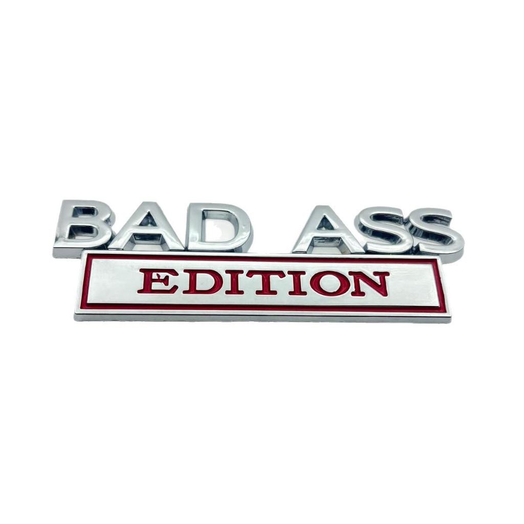 Bad Ass Metal Car Edition Rear Emblem: Hot-Selling Cross-Border Car Logo Sticker