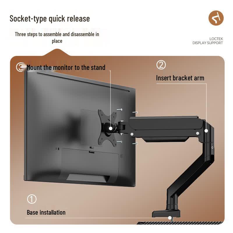 Loctek Single Monitor Desk Mount
