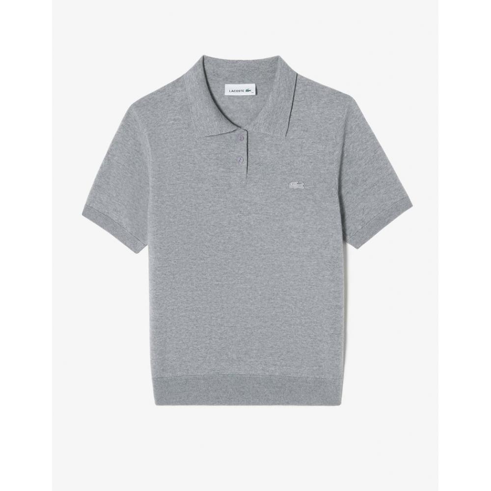 

LacoSte Women S baSic Wool Sweater Polo Pf515e 54n Cca 034