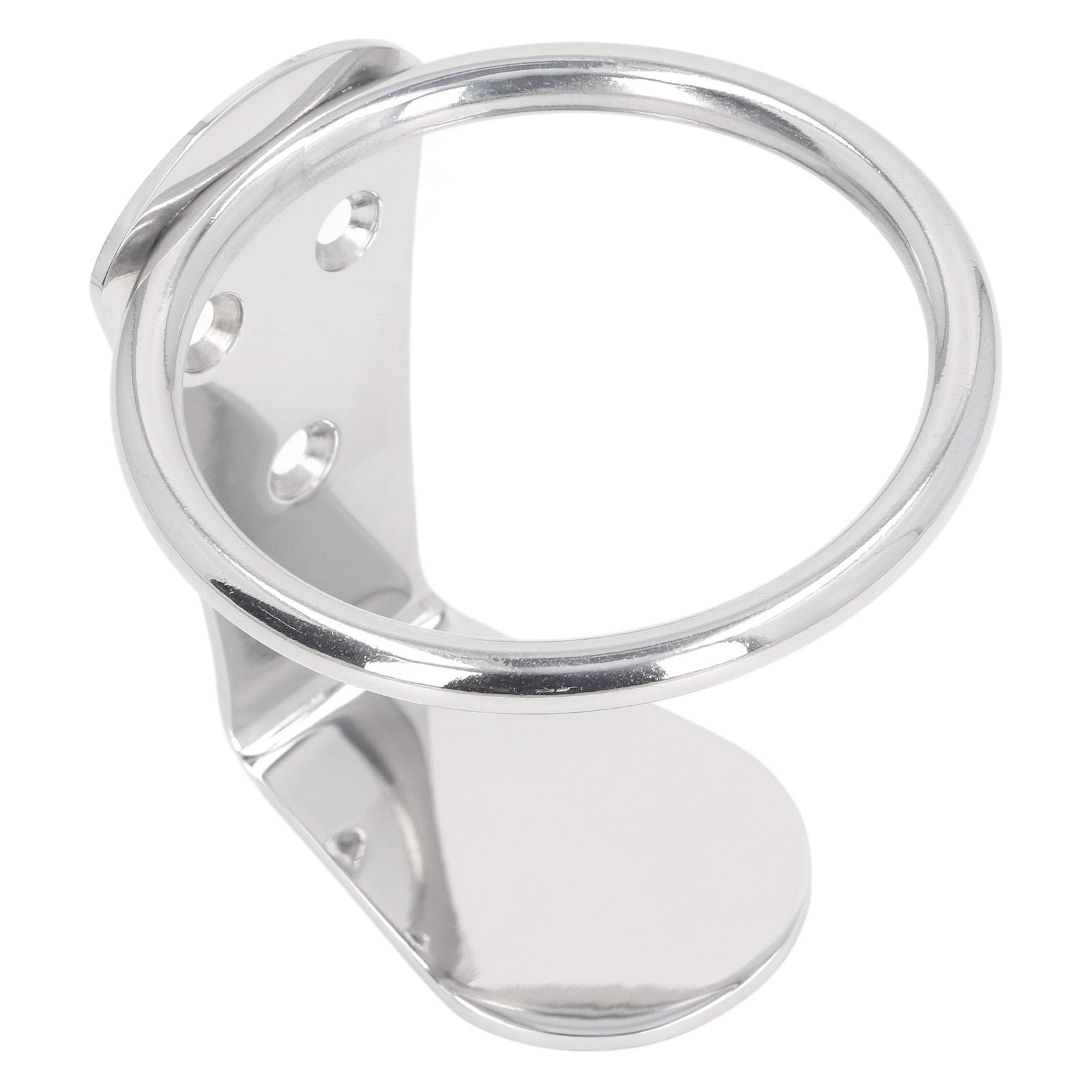 

Boat Ring Drink Holder Stainless Steel Rustproof Wall Mount Single Boat Drink Mug Holder for RV Yacht