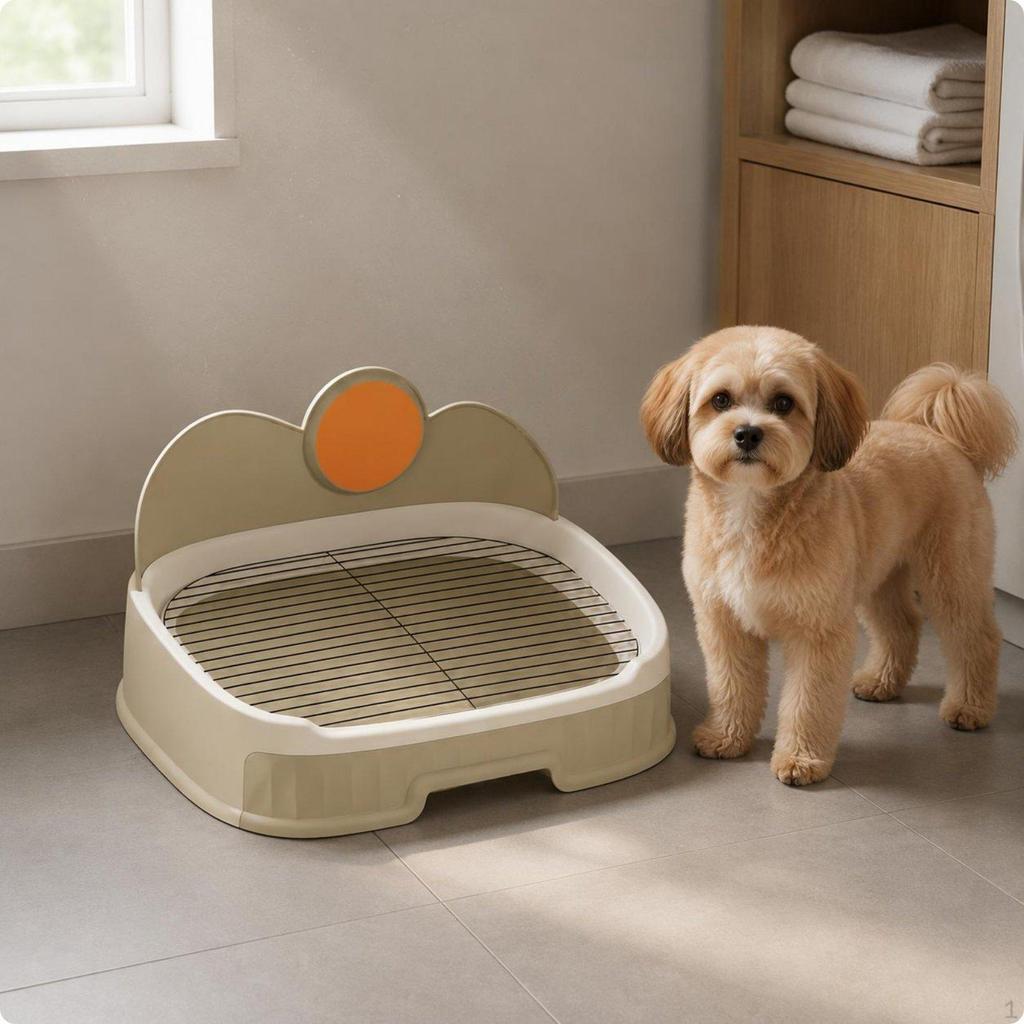 Drawer Pet Toilet Removable Grate Indoor Dog SplitBody Potty Pan for Small Dogs Blue Pink