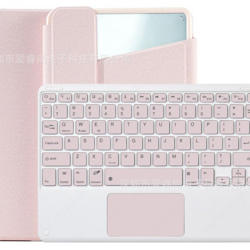 IPad 11th Gen Case With Rotating Stand Keyboard Cover Stylus Slot Auto Sleep/Wake PU Leather Air 11 Pro
