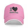 I Love Thailand Baseball Caps Snapback Baseball Hats Breathable Casual Casquette Outdoor Unisex