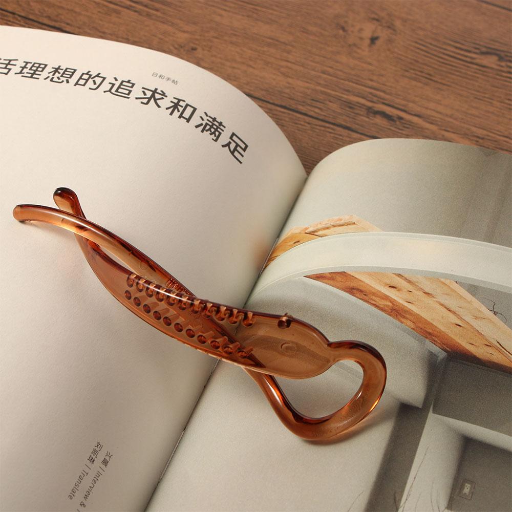 

Sweet Elegant Female Headwear Korean Twist Hair Clip Banana Clips Vertical Clip Fashion Accessories Resin Hairpin коричневый