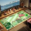 XXL Cute Cartoon Frog Mousepad Repeat Lotus Pattern Deskmat Non-Slip Rubber Gaming PC Keyboard Desk Mats Gamer Large Mouse Mats