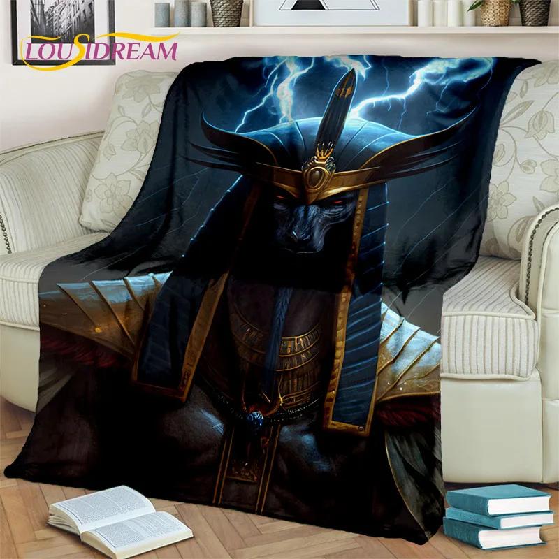 Anubis faraon Horus mumia mitologia egipska bogowie koc, miękki koc do rzucania dla domu sypialnia kanapa z funkcją spania narzuta na piknik koc dziecięcy