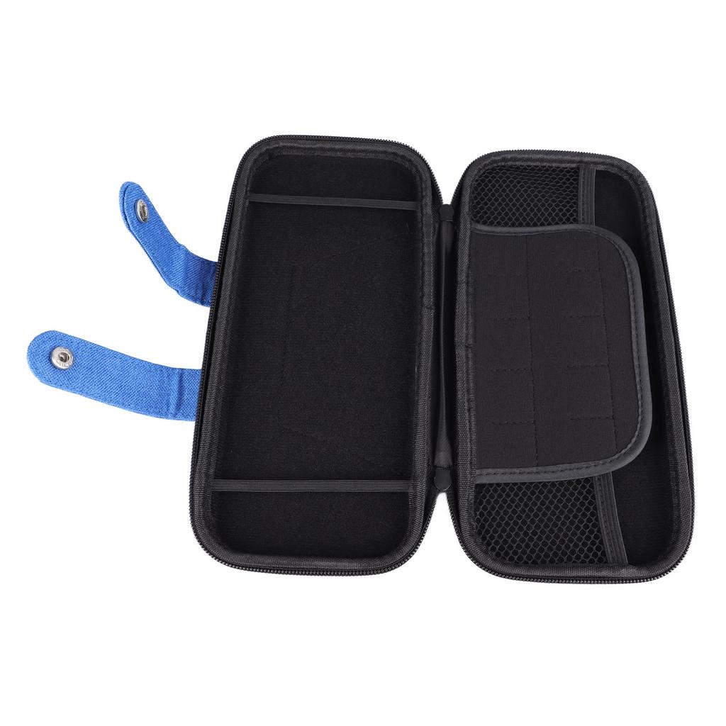 Handheld Game Console Carrying Case Red Soft Touch 2 Zipper Oxford Cloth Shock Resistant Washable Travel Bag
