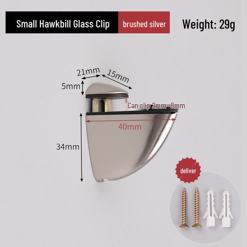 Adjustable Glass Shelf Clip Support Bracket