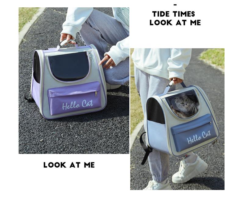 Versatile Extra-Large Pet Backpack for Cats & Dogs - Convenient, Portable, and Spacious for Outings