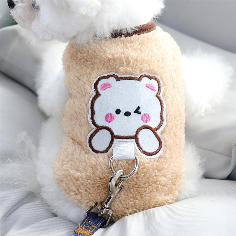 Autumn pet clothes for dogs, autumn and winter clothing, Teddy warm fleece jacket, Bichon Frize, Pomeranian, Poodle small dog