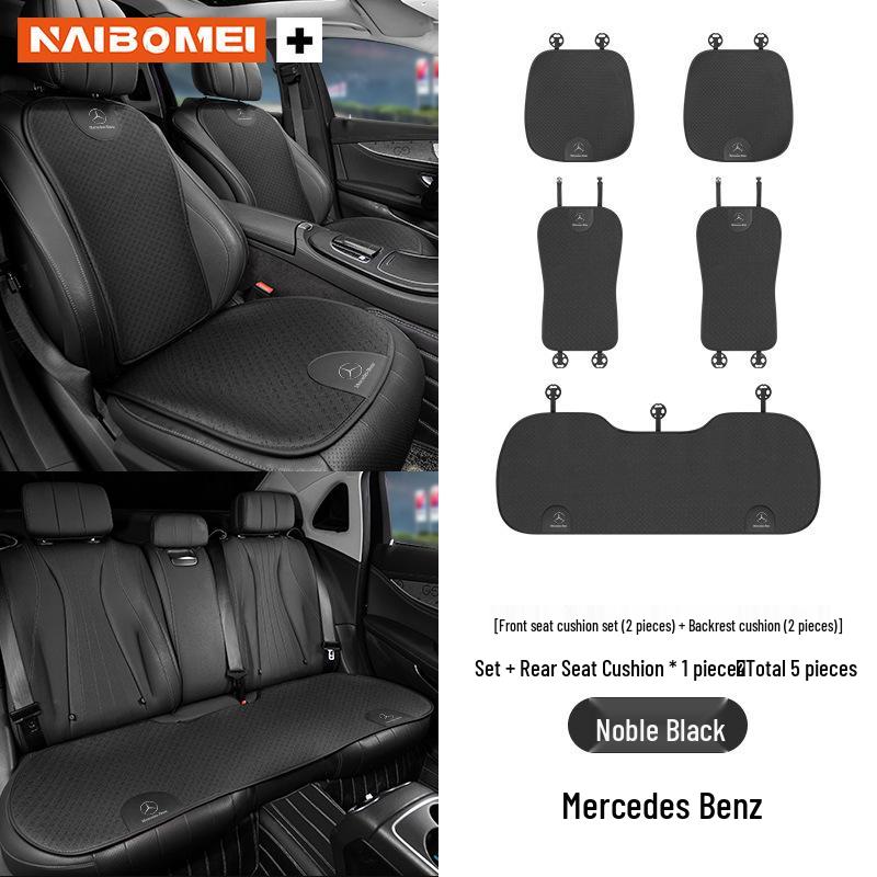 Breathable Ice Silk Lumbar Support Cushions for Mercedes-Benz & Luxury Cars