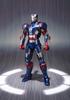 TAMASHII NATIONS Iron Approximately and Painted Action Figure S.H.Figuarts Patriot, 160mm, PVC, ABS, Die-cast