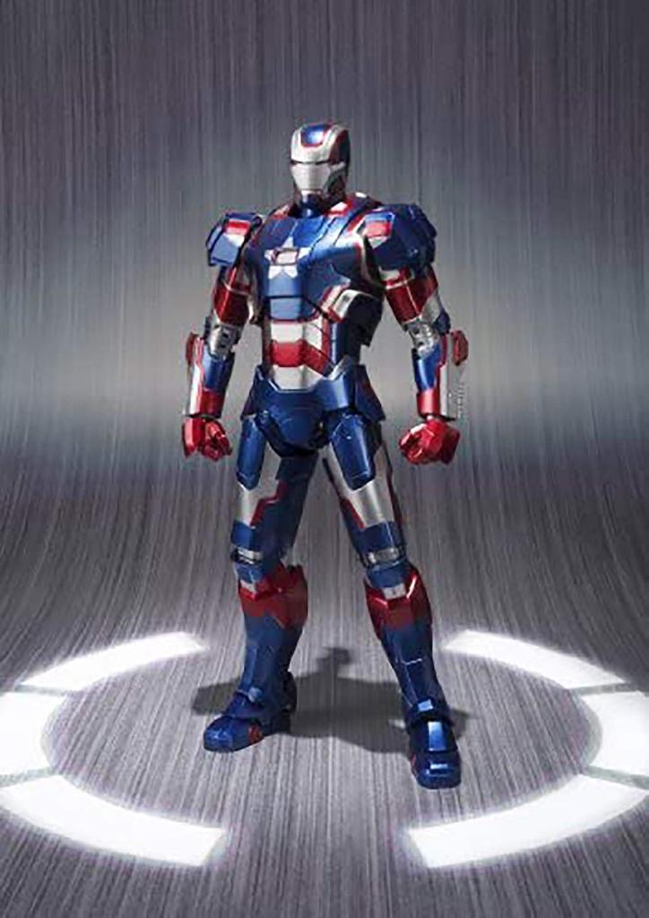TAMASHII NATIONS Iron Approximately and Painted Action Figure S.H.Figuarts Patriot, 160mm, PVC, ABS, Die-cast