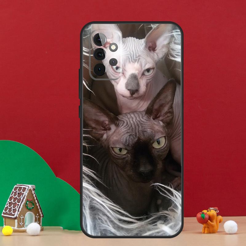 

Sphynx Cat Case For Samsung Galaxy A17 A06 A16 A56 A36 A54 A34 A14 A52 A32 A13 A23 A33 A53 A15 A35 A55 Samsung A17