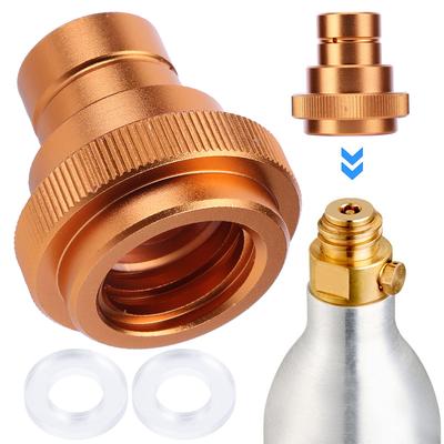 CO2 Quick Adapter Brass CO2 Quick Connect Adapter Quick Disconnect for CO2 Cylinder Soda Water Bubbler DUO Terra