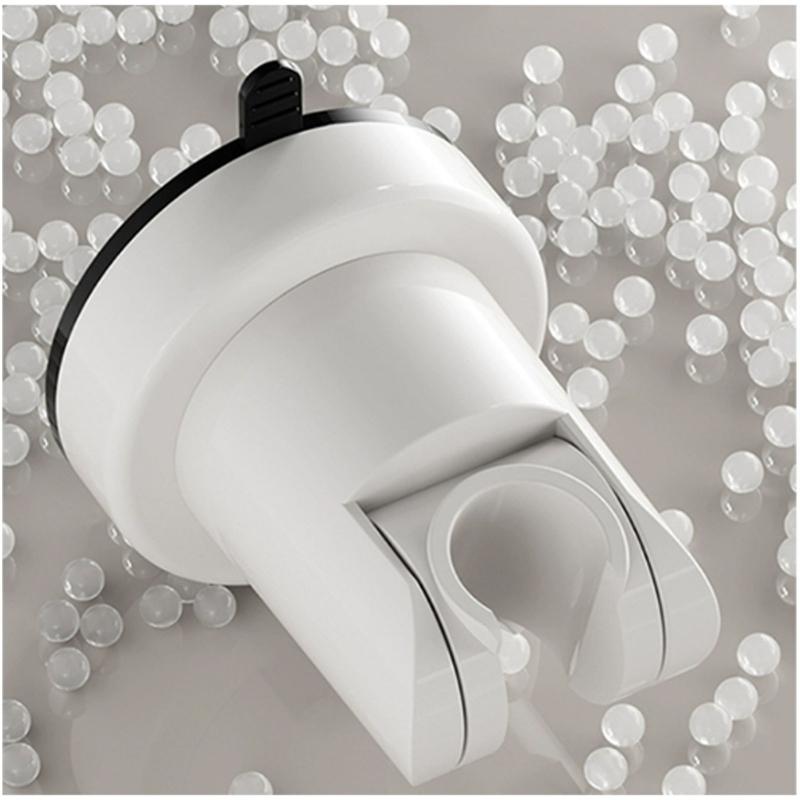 Suction Cup Shower Head Holders Strong Adhesive Wall Mount Adjustable Angle Shower Brackets Quick Fixing for Bathroom