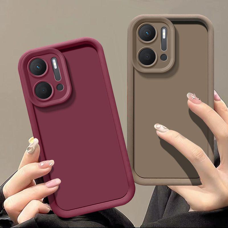 Pentru Honor X7a Husa Honor X7A Husa Telefon RKY-LX1 RKY-LX2 RKY-LX3 Husa Honor X7A Protectie Cameră Husă pătrată din silicon lichid